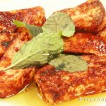 Pan-Fried Tofu with Red Yeast Rice Paste 红粬豆腐