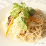Stir-Fried Salted Chinese Noodles With Shiitake Mushrooms and Carrot 香菇炒面线