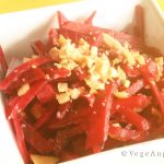 Beetroot Strips with Lemon Juice and Crushed Peanuts 凉拌柠檬红菜头