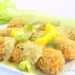 Crispy Gnocchi with Lemon Pepper Gravy 金脆土豆卷伴柠檬蔬菜酱