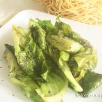 Stir-Fried Chinese Kale with White Sesame Oil 麻油炒芥兰