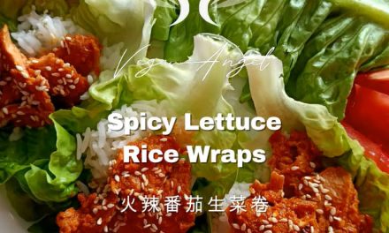 Plant-Based Spicy Lettuce Rice Wraps