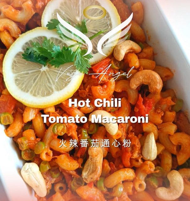 Plant-Based Hot Chili Tomato Macaroni